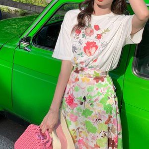 Short-sleeved T-shirt women's summer 2021 new